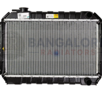 RADIATOR  ADAPTABLE FOR MARUTI SUZUKI  VAN 1ST / 2ND / 3RD GEN. IN ALUMINIUM WITH SIDE FRAME 17700M792F2
