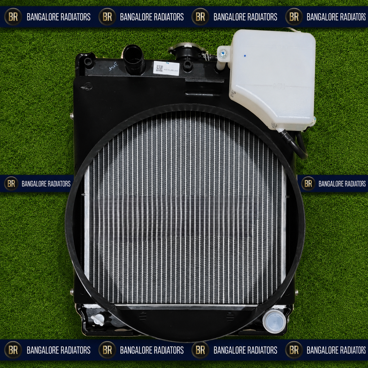RADIATOR ADAPTABLE FOR MAHINDRA TRACTOR 4 DI 475 / 575 WITH SHROUD & COOLANT BOTTLE 006002441A91